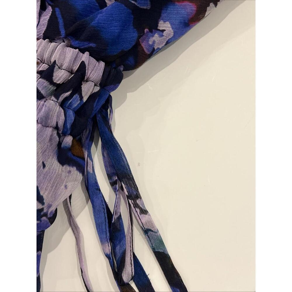 $267 Derek Lam 10 Crosby Women's V-Neck Floral Maxi Dress Size 4 - Picture 15 of 15